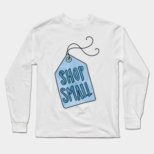 Shop Small Gift Tag Long Sleeve T-Shirt